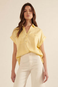 Into the Light Jacquard Dolman Blouse - ShopPromesa