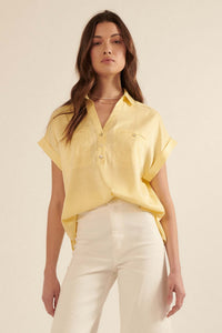 Into the Light Jacquard Dolman Blouse - ShopPromesa