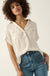 Open Heart Matte Satin Half-Button Pocket Shirt - ShopPromesa