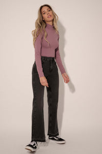 Lifted Fit Mock Neck Long-Sleeve Bodysuit - ShopPromesa