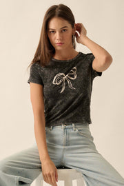 Bow Wow Vintage-Wash Graphic Baby Tee - ShopPromesa