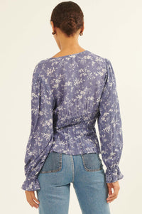 Effortless Elegance Floral Button-Front Top - ShopPromesa