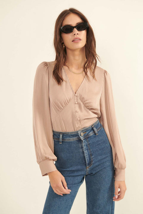 TopShop striped cold shoulder bodysuit with high waist pants, how