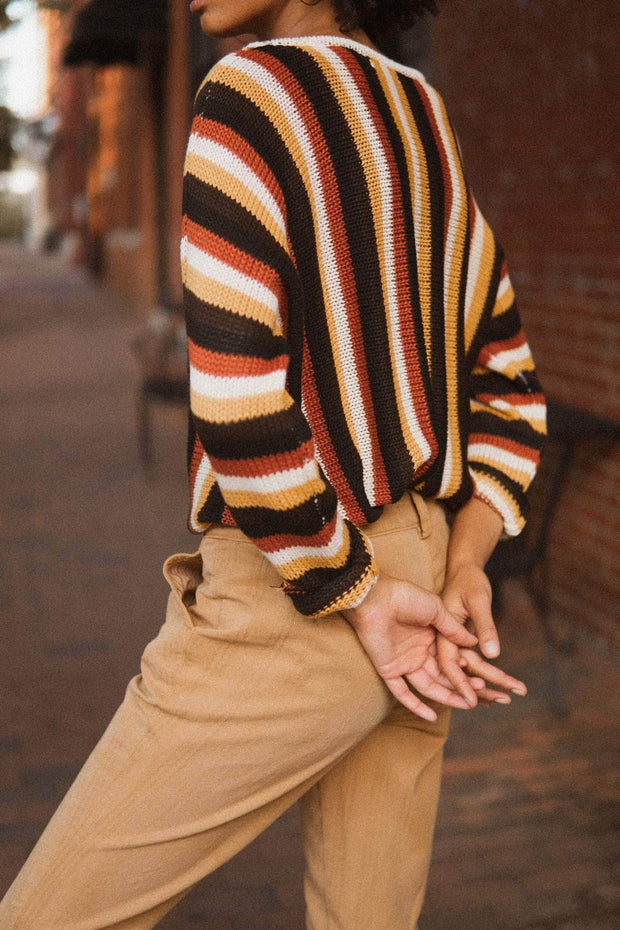 Harvest Moon Multicolor Striped Sweater - ShopPromesa