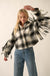 Up the Country Plaid Fringe Shacket - ShopPromesa