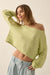 Blurred Lines Horizontal Rib-Knit Cropped Sweater - ShopPromesa