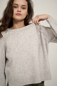 Peace of Mind Exposed-Seam Raglan Sweater - ShopPromesa