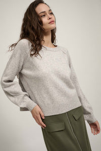 Peace of Mind Exposed-Seam Raglan Sweater - ShopPromesa