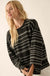 By the Rules Striped Split-Sleeve Sweater - ShopPromesa