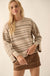 By the Rules Striped Split-Sleeve Sweater - ShopPromesa