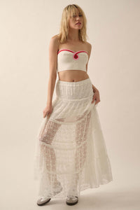 Heating Up Rib-Knit Keyhole Tube Top - ShopPromesa