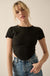 Essential Trends Solid Crepe Cropped Corset Tee - ShopPromesa