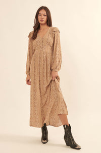 Wayfaring Heart Paisley-Print Maxi Dress - ShopPromesa