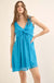 Gossamer Girl Crepe Chiffon Twist-Front Mini Dress - ShopPromesa