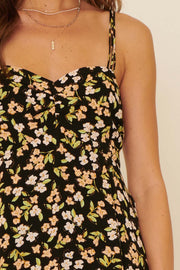 Charming Blooms Floral-Print Mini Sundress - ShopPromesa