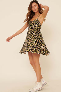 Charming Blooms Floral-Print Mini Sundress - ShopPromesa