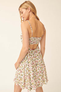 Charming Blooms Floral-Print Mini Sundress - ShopPromesa