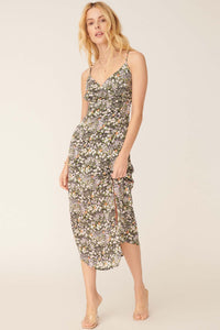 Flowering Hearts Floral Midi Slip Dress - ShopPromesa