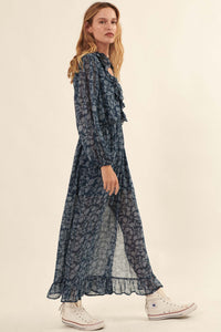 Beautiful Season Floral Chiffon Maxi Dress - ShopPromesa