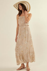 Thinking of You Ruffled Floral Maxi Dress - ShopPromesa