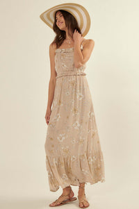 Thinking of You Ruffled Floral Maxi Dress - ShopPromesa