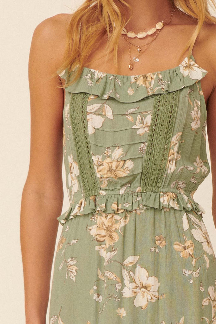 Thinking of You Ruffled Floral Maxi Dress - ShopPromesa