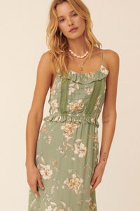 Thinking of You Ruffled Floral Maxi Dress - ShopPromesa