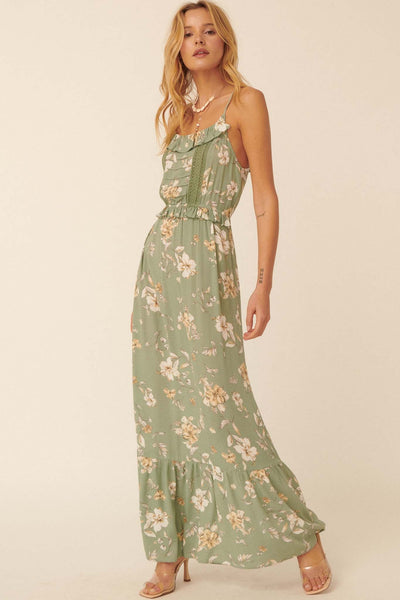 Thinking of You Ruffled Floral Maxi Dress - ShopPromesa