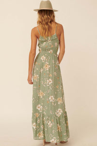 Thinking of You Ruffled Floral Maxi Dress - ShopPromesa