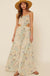 Dream Voyager Patchwork-Print Cutout Maxi Dress - ShopPromesa