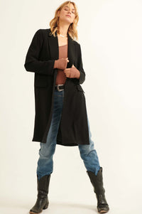 Master Class Open-Front Duster Blazer - ShopPromesa