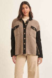 Getting Warmer Corduroy and Sherpa Jacket - ShopPromesa