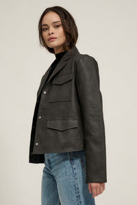 Put in the Work Vegan Leather Utility Jacket - ShopPromesa