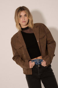 Put in the Work Vegan Leather Utility Jacket - ShopPromesa