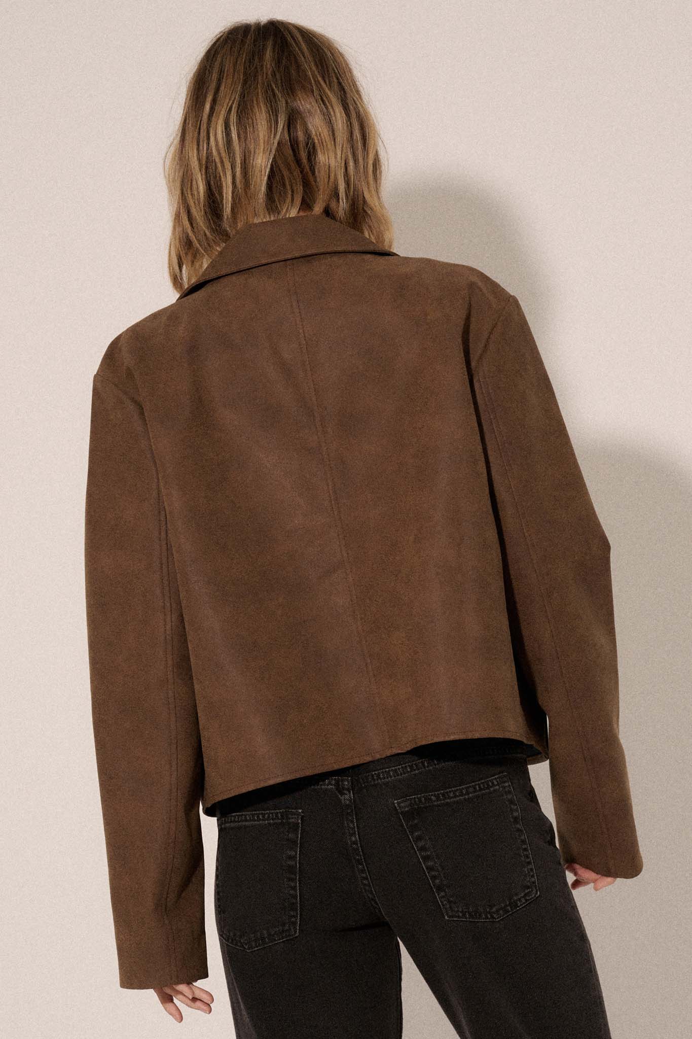 Put in the Work Vegan Leather Utility Jacket - ShopPromesa