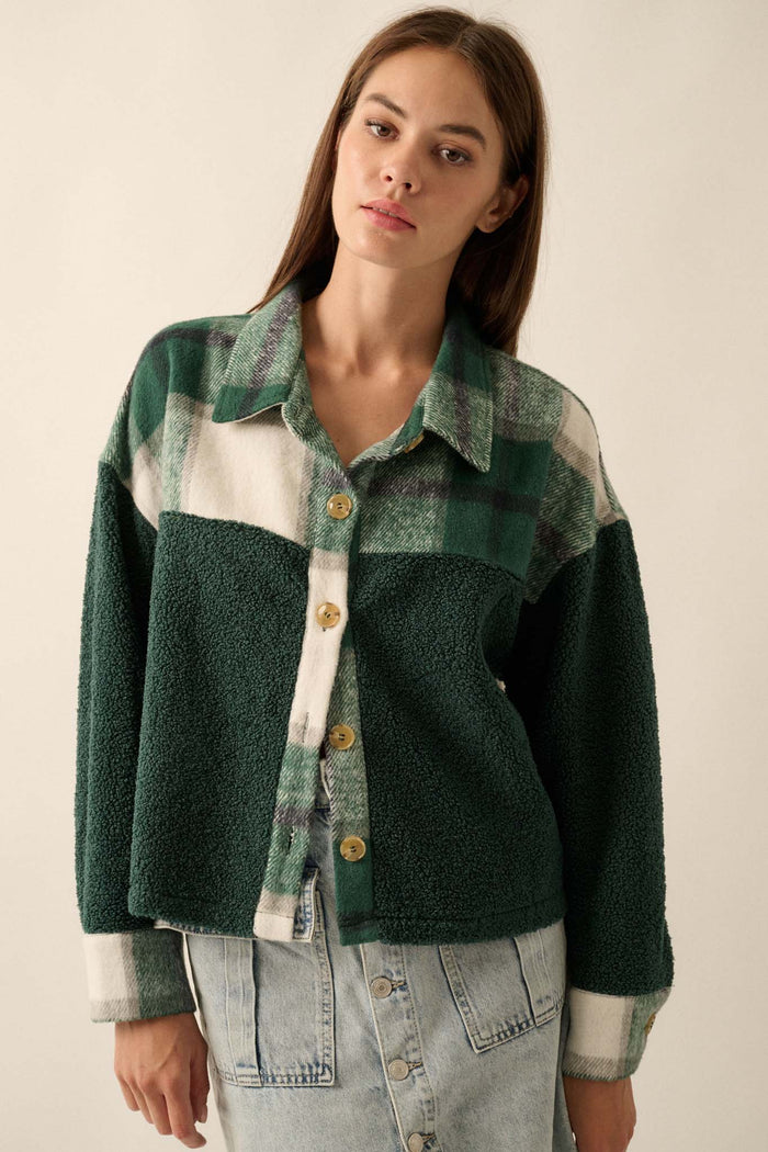 Wilderness Guide Flannel and Fleece Shacket - ShopPromesa