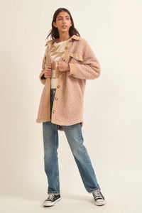 Harvest Home Sherpa and Corduroy Shirt Jacket - ShopPromesa