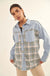 Country Girl Denim and Plaid Shirt Jacket - ShopPromesa