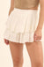 Strut It Lace-Trimmed Tiered Ruffle Culotte Shorts - ShopPromesa