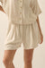 Natural Order Linen-Blend Pleated Wide-Leg Shorts - ShopPromesa