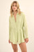 Nine to Five Matte Satin Button-Up Shirt Romper - ShopPromesa