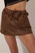 Carry the Day Vegan Leather Cargo Mini Skort - ShopPromesa