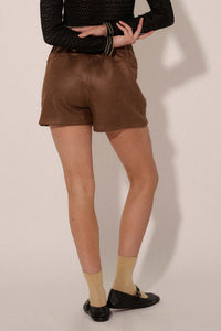 Carry the Day Vegan Leather Cargo Mini Skort - ShopPromesa