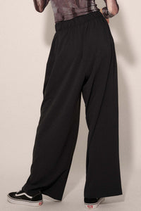 Walk this Way Wide-Leg Elastic-Waist Pants - ShopPromesa