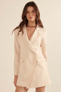 Going Corporate Double-Breasted Blazer Romper - ShopPromesa