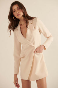 Going Corporate Double-Breasted Blazer Romper - ShopPromesa