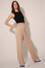 Here and Now Crisscross Waist Tie-Back Flare Pants - ShopPromesa