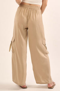 In the Pocket Matte Satin Cargo Pants - ShopPromesa