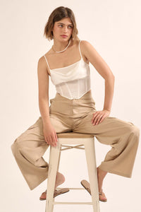 In the Pocket Matte Satin Cargo Pants - ShopPromesa