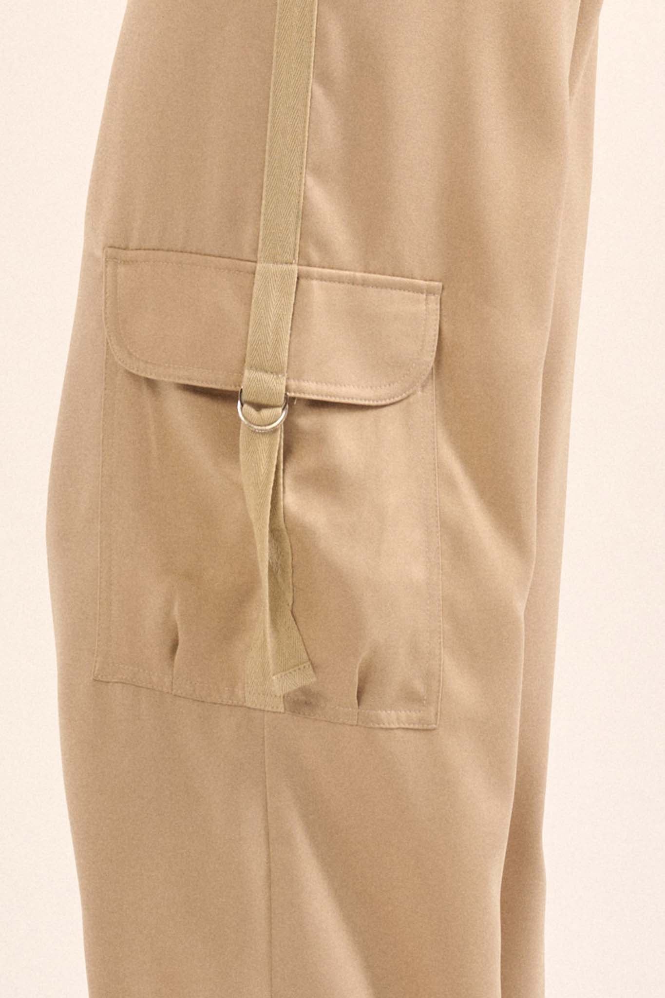 In the Pocket Matte Satin Cargo Pants - ShopPromesa